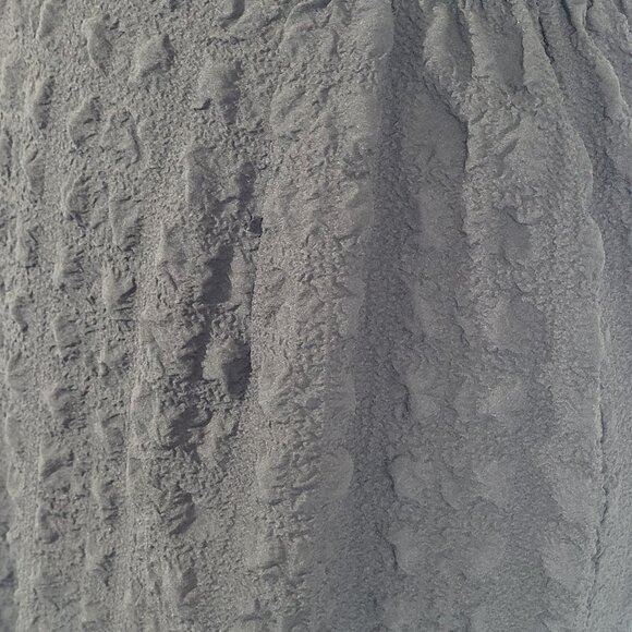 Courtney Washington Textured Black Flared Maxi Skirt - Picture 6 of 11